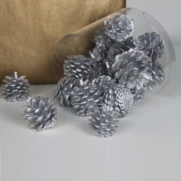 Mini Pine Cone Silver by Masons Home Decor Singapore (1)