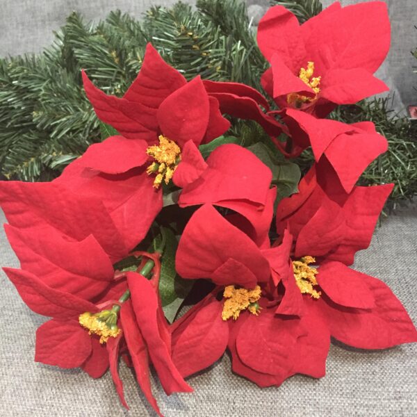 Poinsettia Bunch by Masons Home Decor