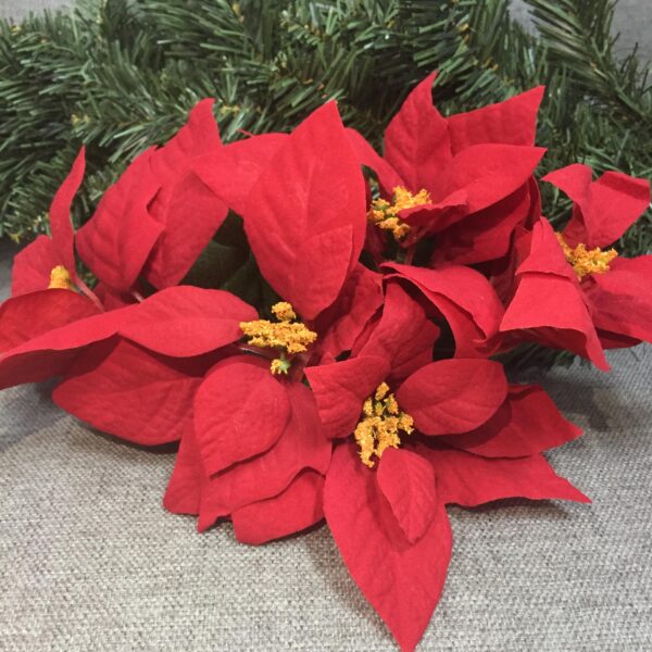 Poinsettia Bunch by Masons Home Decor