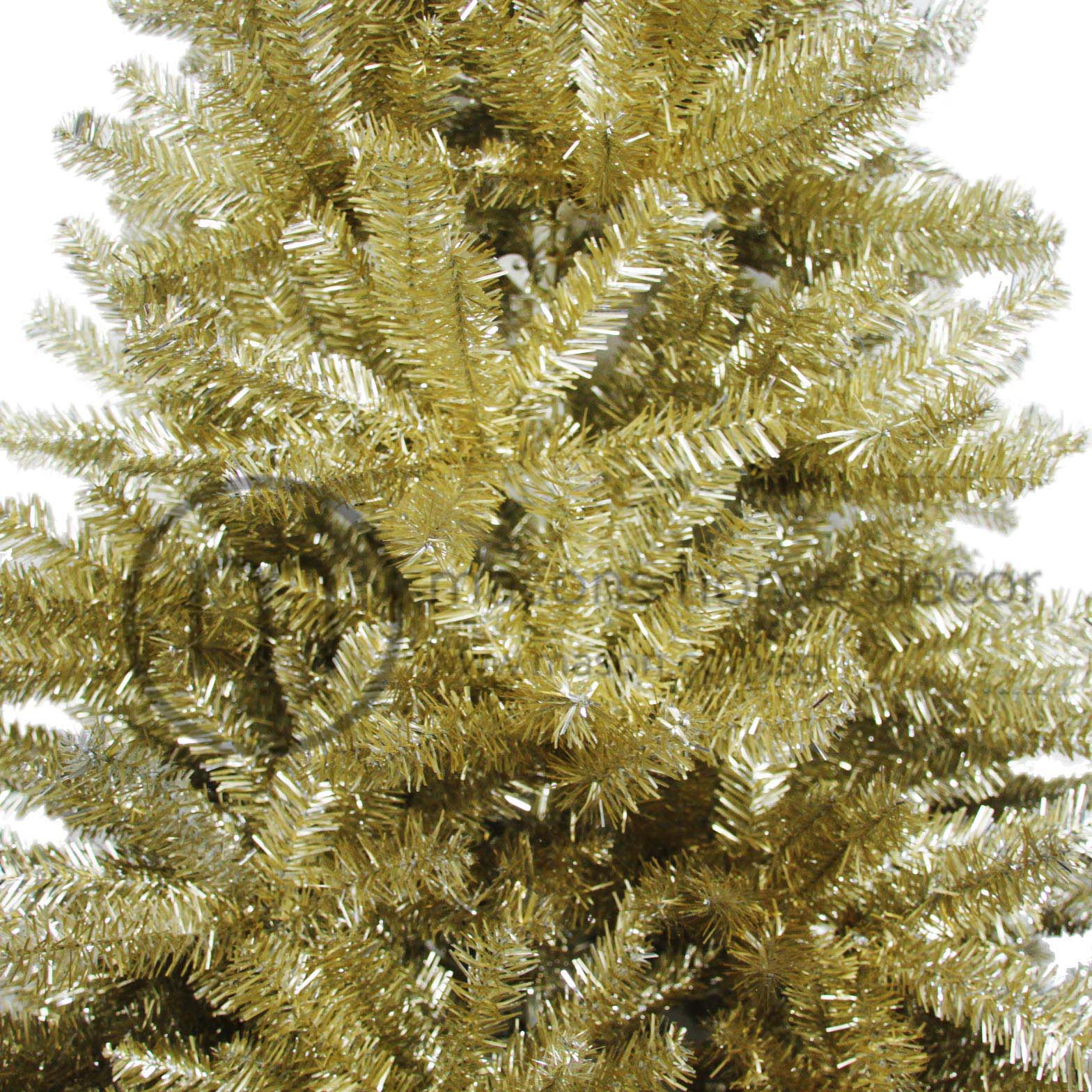 Gold Christmas Tree Wide And Dense 6 Ft Artificial Alpine Christmas Tree