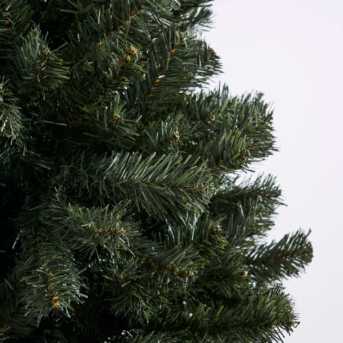 close up view of the mirabella artificial alpine christmas tree