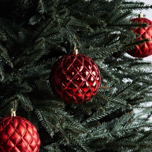 malatya red baubles - christmas ornaments by masons home decor singapore