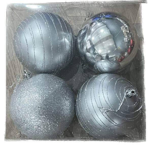 Atlantic Large Baubles - Silver