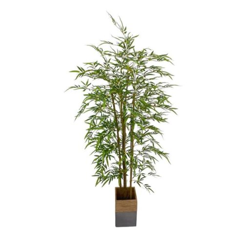 Artificial Bamboo Tree - 1.8m to 2.1m - Pot Grey