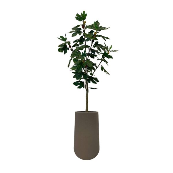 Artificial Fig Tree - 1.5m - Tall Brown Textured Pot by masons home decor Singapore