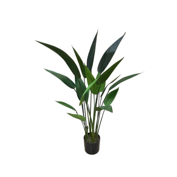 Artificial Heliconia Plant - 1.2m - Basic Black Pot by masons home decor singapore