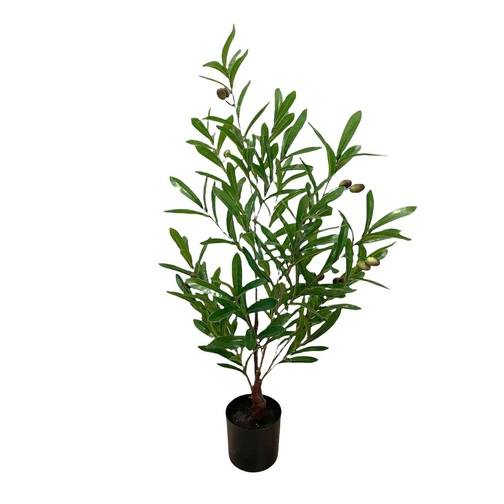 Artificial Olive Plant - 0.9m - Basic Black Pot by masons home decor singapore