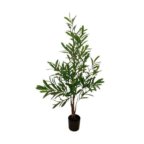 Artificial Olive Plant - 1.1m - Basic Black Pot by masons home decor singapore