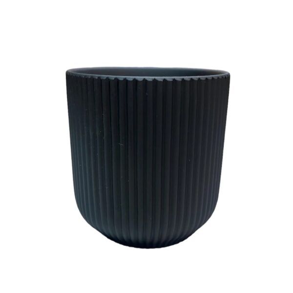 Artificial Potted Philo Bush - Black Straight Textured Pot 2 by masons home decor singapore