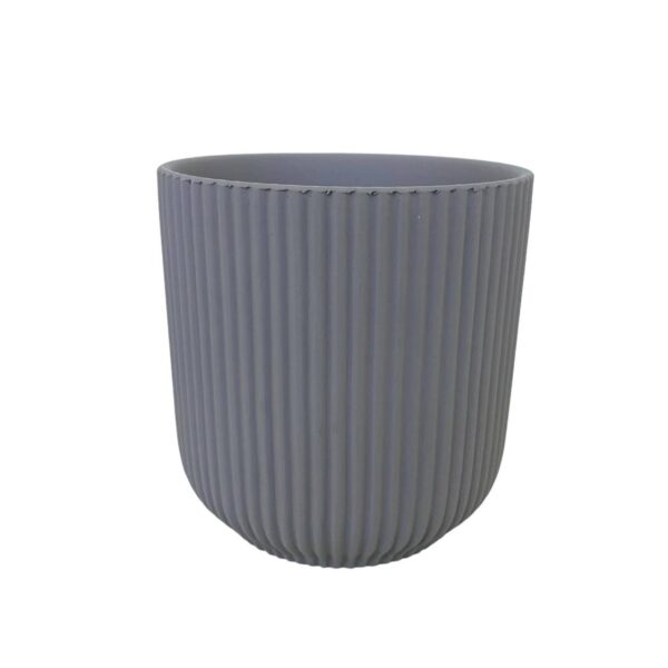 Artificial Potted Philo Bush - Grey Straight Textured Pot 2 by masons home decor singapore