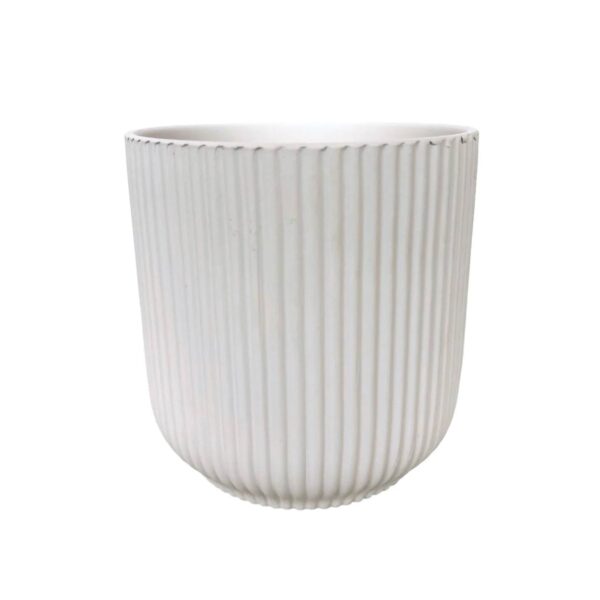 Artificial Sword Fern - White Pot 2 by masons home decor singapore